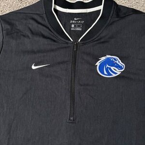 Nike Dri-FIT Boise State Broncos Team Issued 1/4 Zip Pullover XL